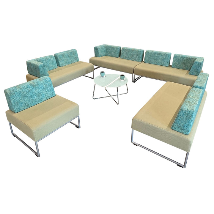 Allermuir Pause 5 Piece Lounge Set, Mediterranean Disperse - Preowned