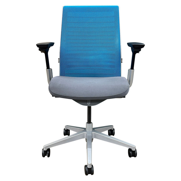 Steelcase Think V2 Ergonomic Task Chair, Blue - Preowned