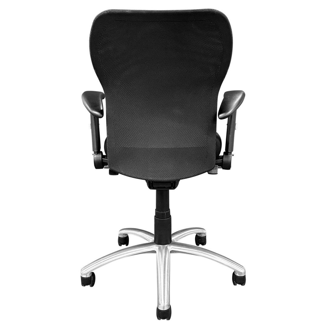 VIA Riva SS Mesh Ergonomic Task Chair, Black - Preowned