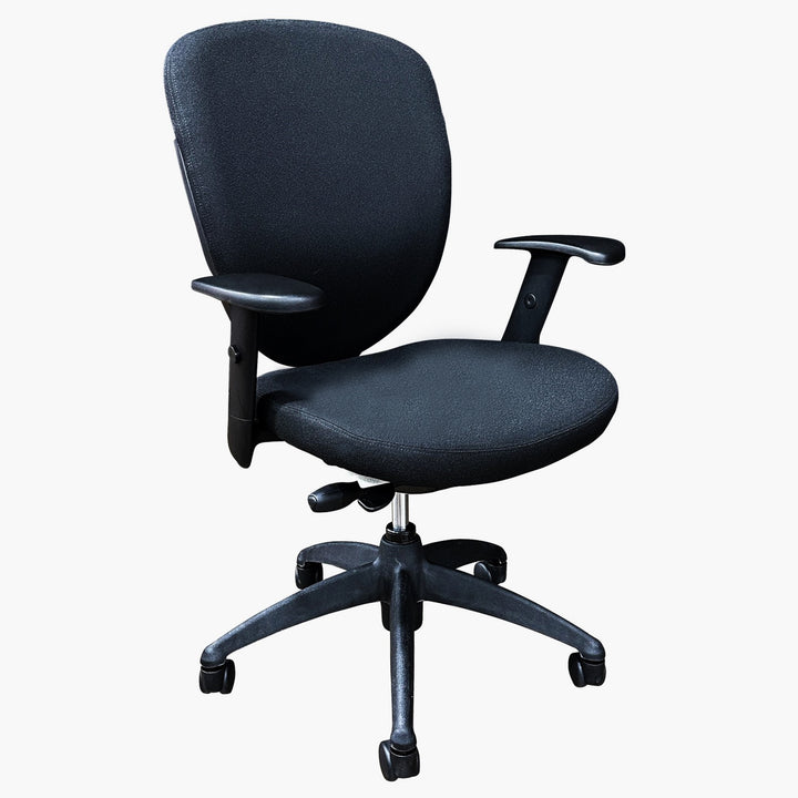 Kimball Wish Classic Ergonomic Task Chair, Spectrum Black - New