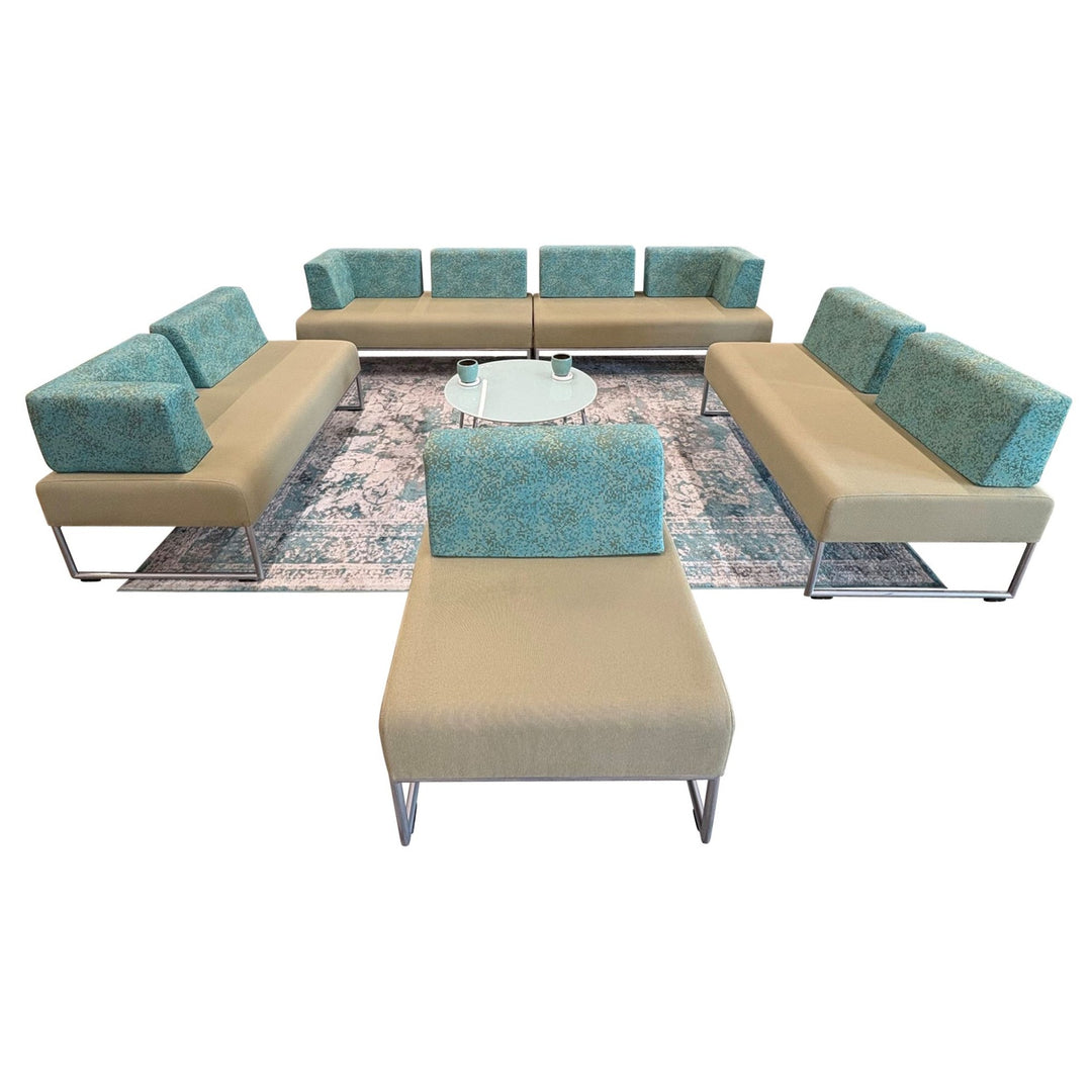 Allermuir Pause 5 Piece Lounge Set, Mediterranean Disperse - Preowned