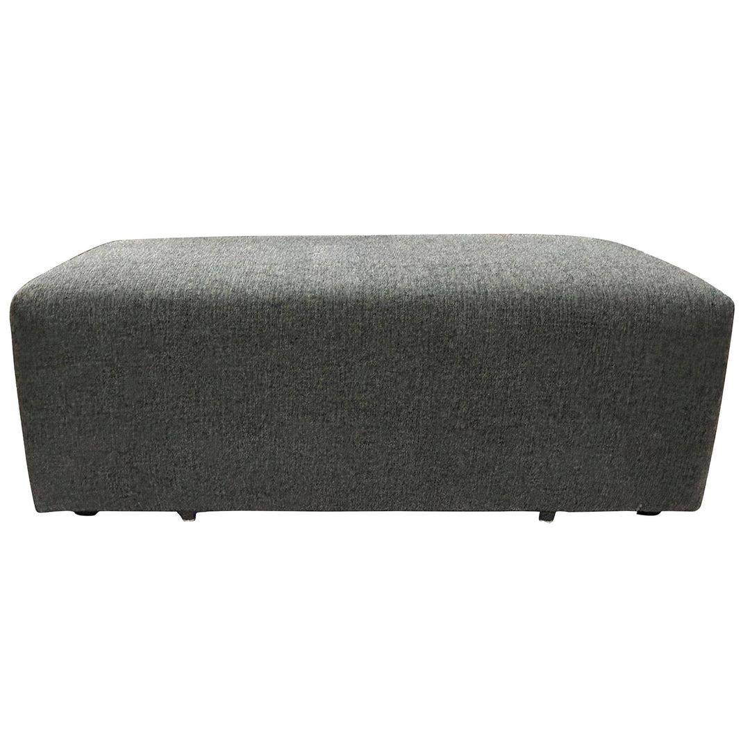 Rectangular Ottoman, Graphite - Preowned