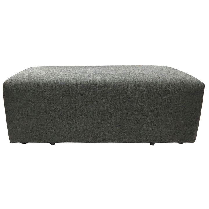 Rectangular Ottoman, Graphite - Preowned