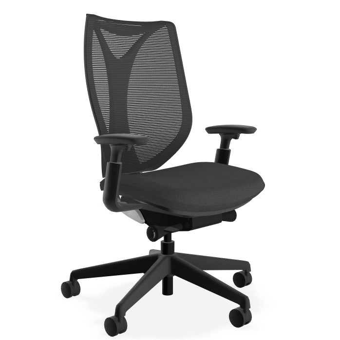 Teknion Sabrina Synchro-Tilt Ergonomic Task Chair, Black - New