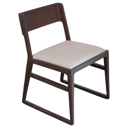 Jane Hamley Wells NORD Beech Sled Base Side Chair - New CLOSEOUT