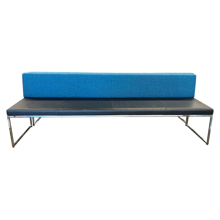 Davis 90" Modo Lounge Chair, Blue Muse - Preowned
