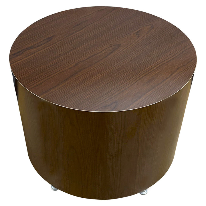 National Reno Side Table, Mocha Cherry - New