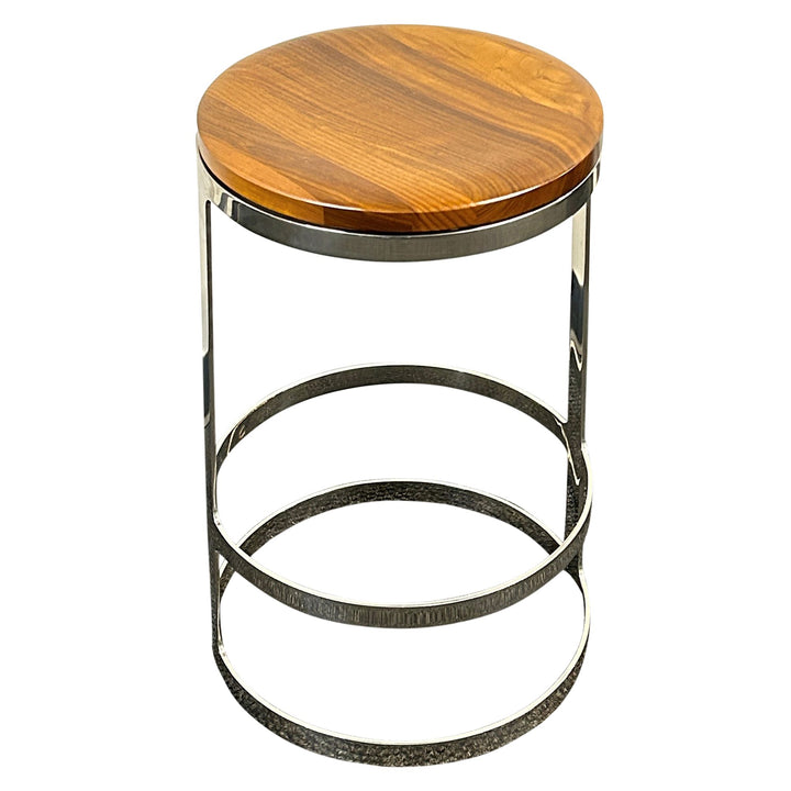 Bernhardt Aro Counter Height Stool, Walnut - Preowned