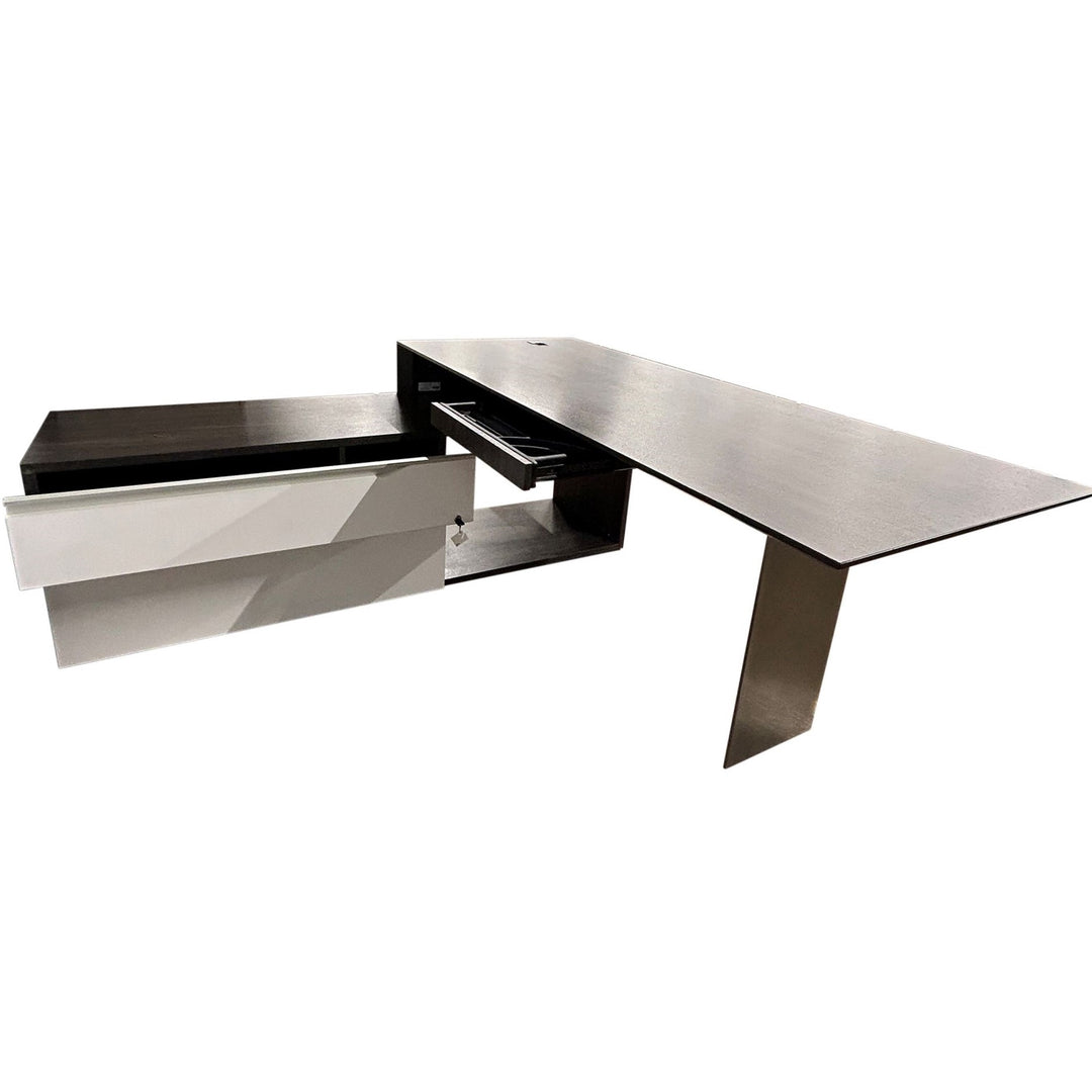 Groupe LaCasse L-Desk Set, Musta - Preowned