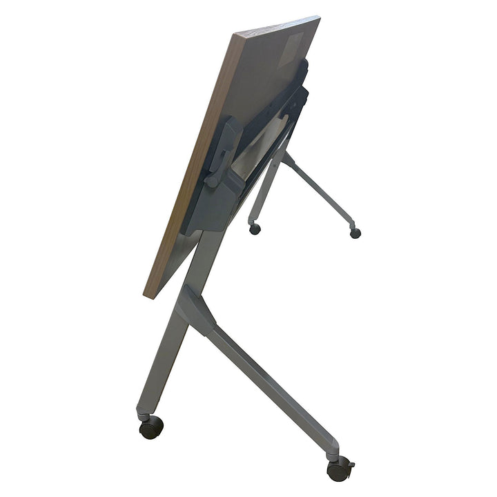 Okamura Flaptor Mobile Training Table, Natural Oak - Preowned