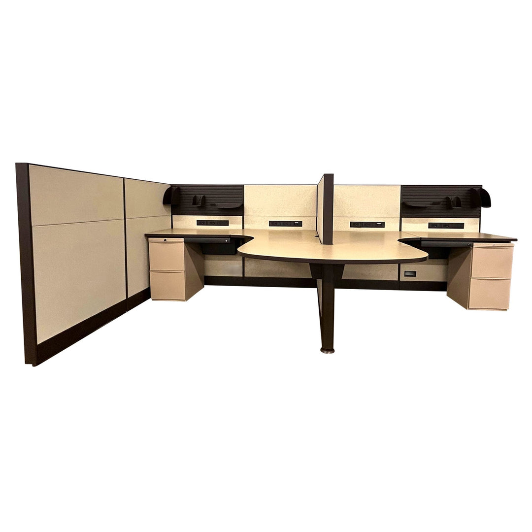 Teknion Leverage 6x6 Shared Workstation - Preowned - FOB Lombard, IL (Min Purchase Qty = 20 Stations)