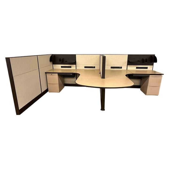 Teknion Leverage 6x6 Shared Workstation - Preowned - FOB Lombard, IL (Min Purchase Qty = 20 Stations)