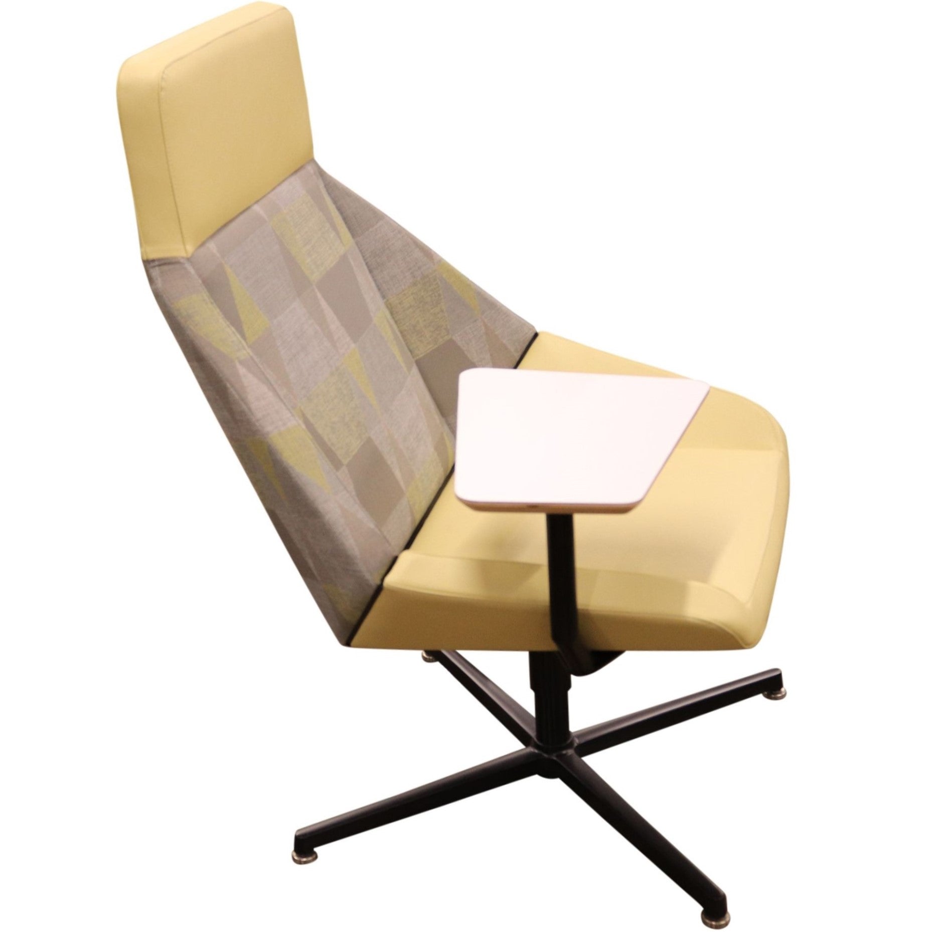 Arcadia Nios Hi-Back Lounge Chair, Yellow - Preowned