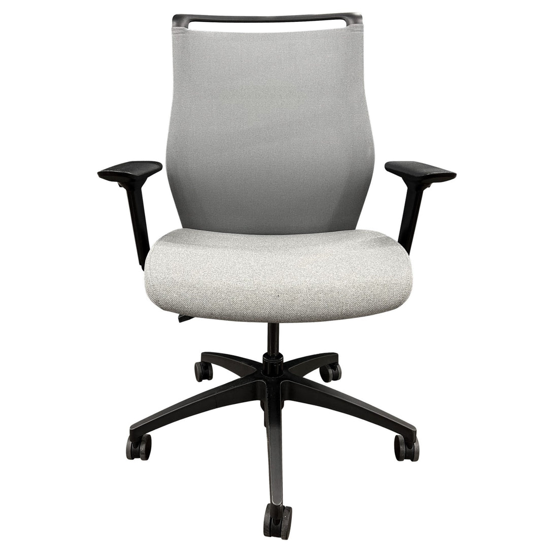 SitOnit Hexy High Back Ergonomic Task Chair, Nickel Mesh - New