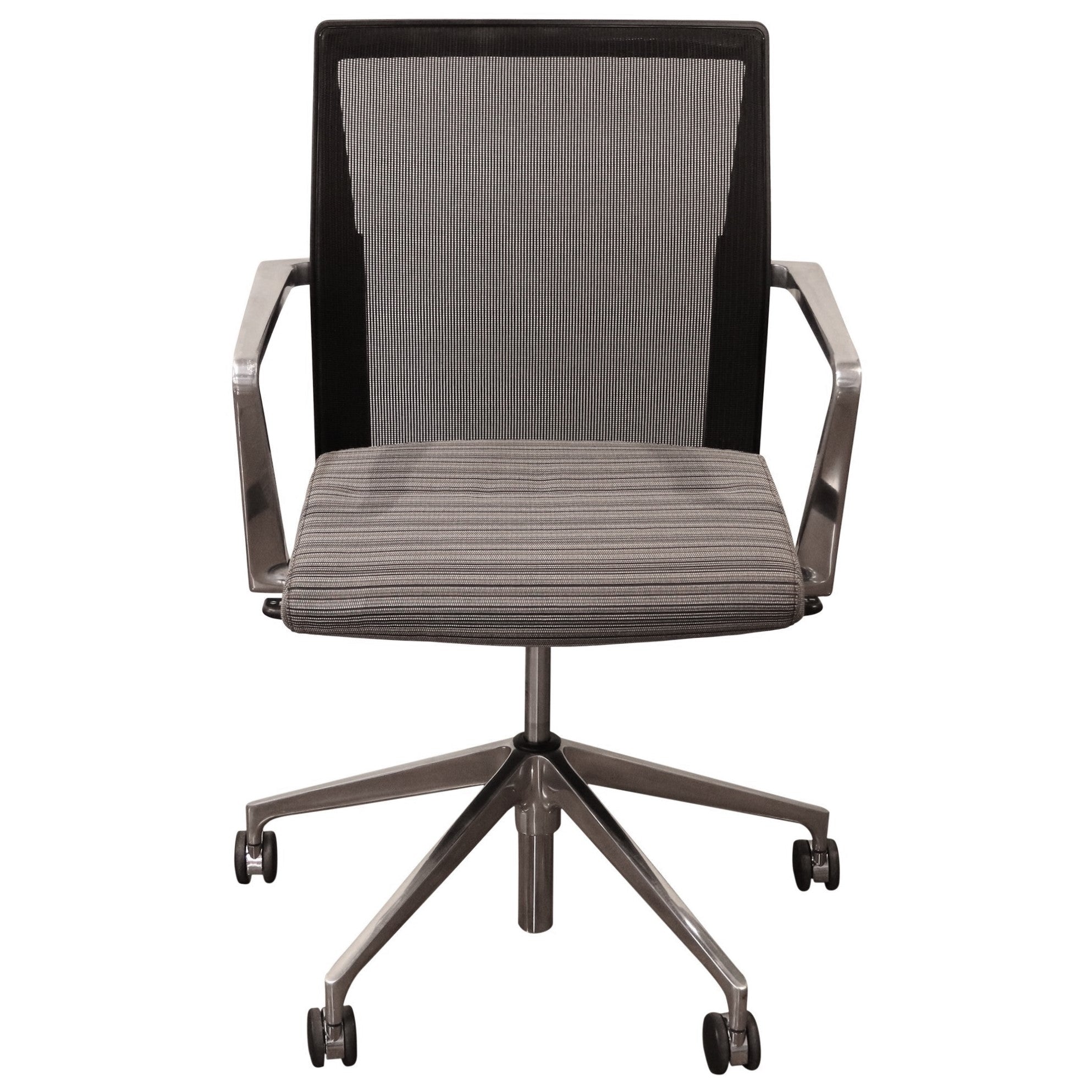 Stylex Sava Conference Chair, Grey Upholstery - Preowned