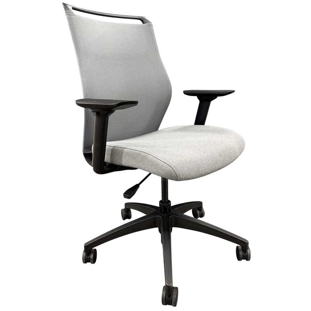 SitOnit Hexy High Back Ergonomic Task Chair, Nickel Mesh - New