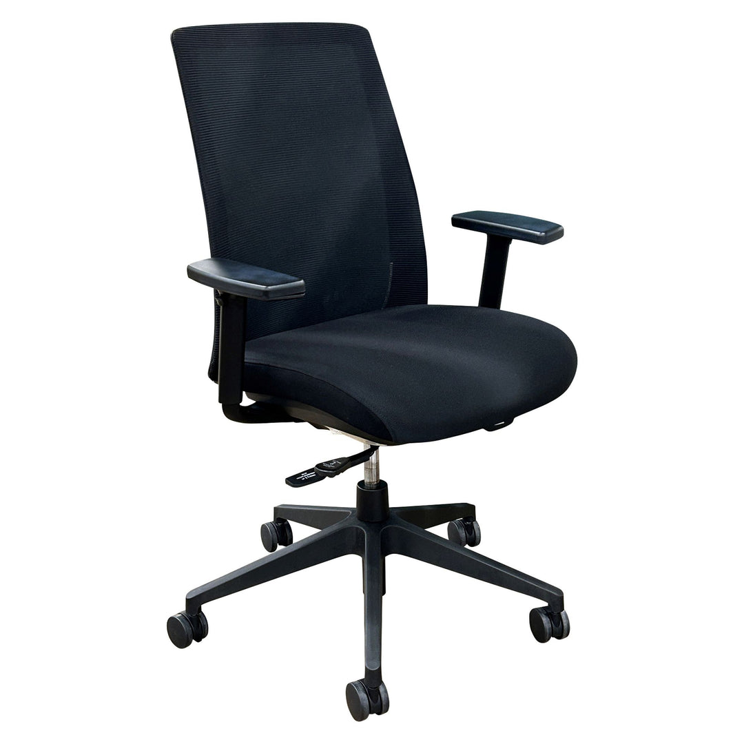 Compel  Bravo™ Ergonomic Task Chair, Black - Preowned