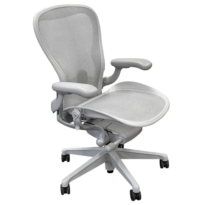 Herman Miller Aeron Remastered Ergonomic Task Chair Size C Mineral - Preowned