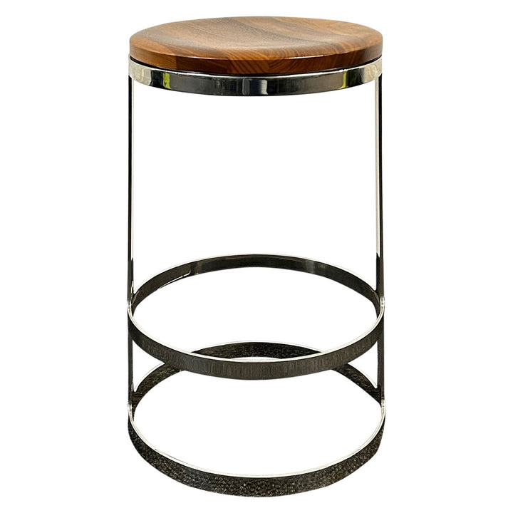 Bernhardt Aro Counter Height Stool, Walnut - Preowned