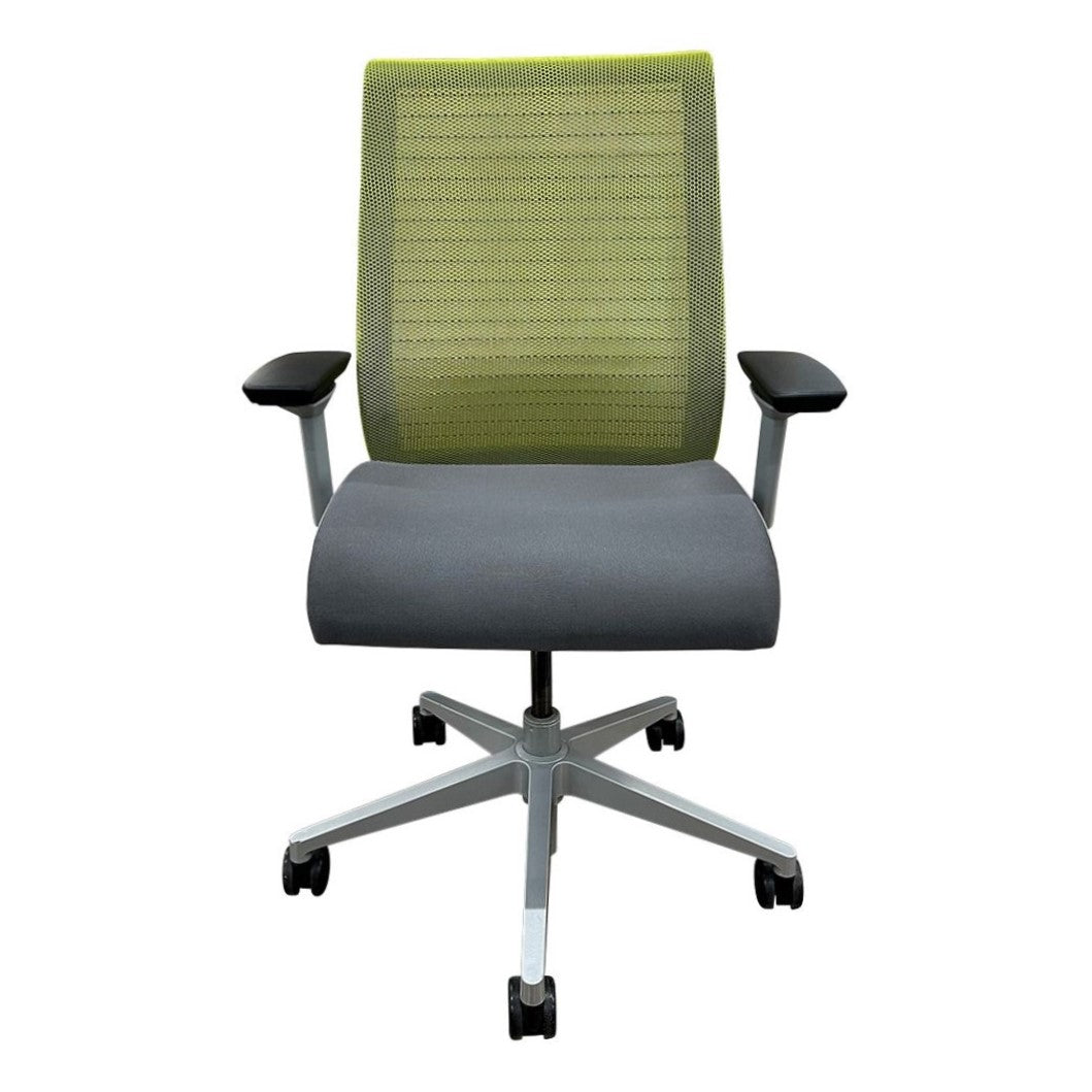 Steelcase Think V1 Ergonomic Task Chair, Green Mesh - Preowned