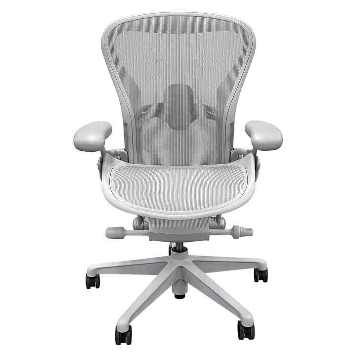 Herman Miller Aeron Remastered Ergonomic Task Chair Size B, Mineral - Preowned