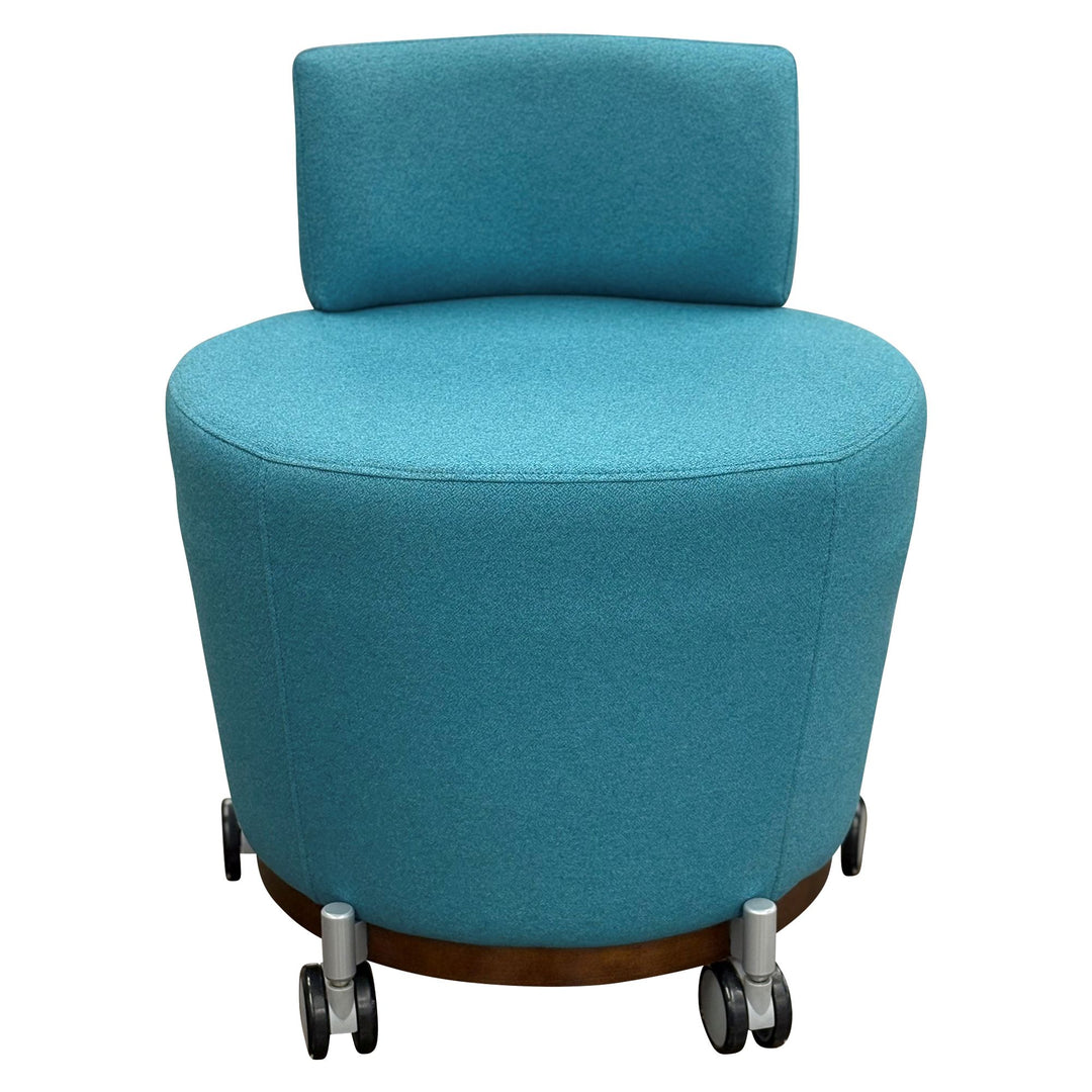 Jofco Mobile Lounge Chair, Aqua - Preowned