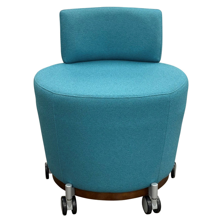 Jofco Mobile Lounge Chair, Aqua - Preowned