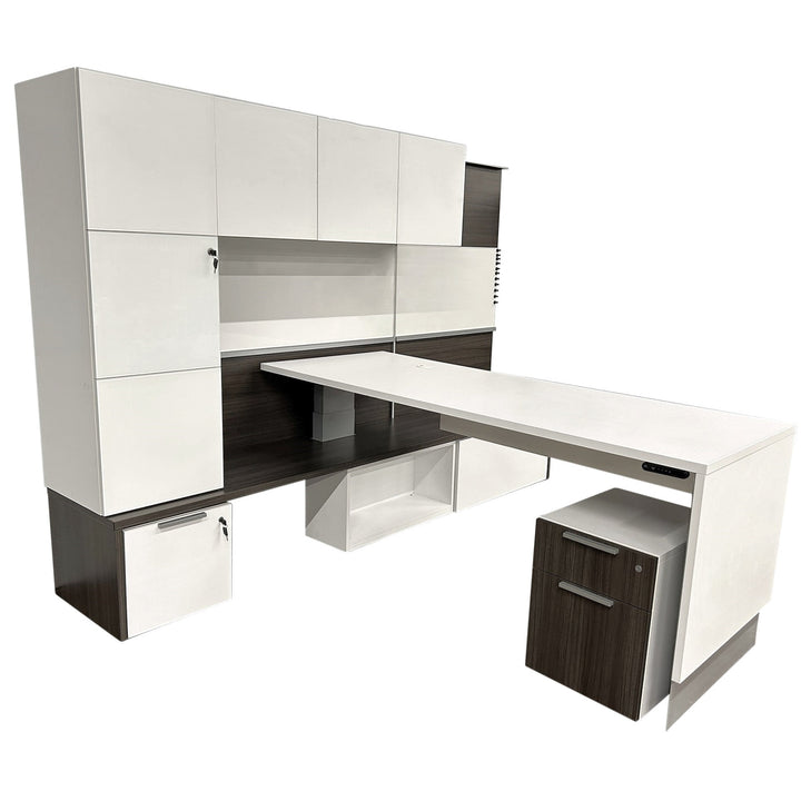 Teknion Expansion Casegoods L-Shape Private Office - Preowned