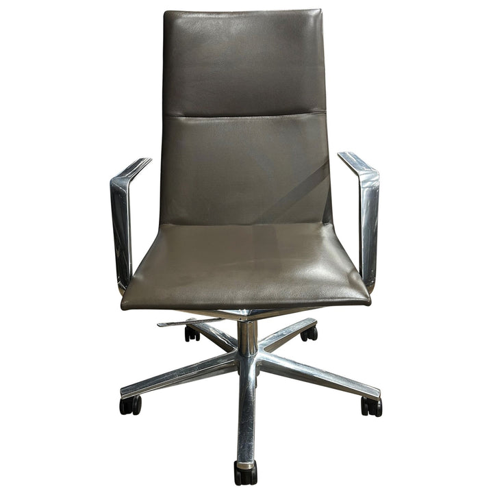 Davis Sola Ergonomic Conference Chair, Mocha - Preowned