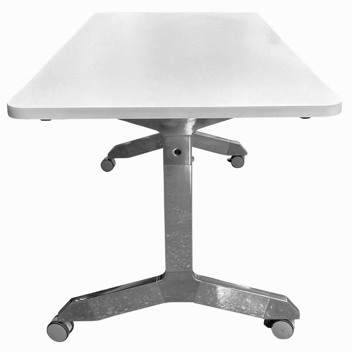 Nienkamper Metronome Flip Top Mobile Training Table, White - Preowned