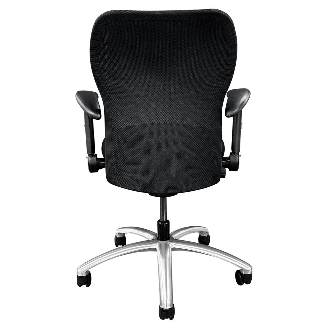 VIA Riva Mesh Ergonomic Task Chair, Black - Preowned