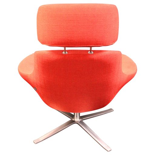 Steelcase Coalesse Bob Lounge Chair with Headrest, Red - Preowned