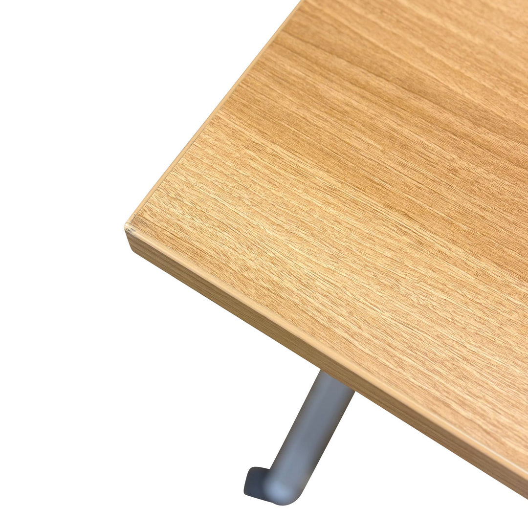 Okamura Flaptor Mobile Training Table, Natural Oak - Preowned