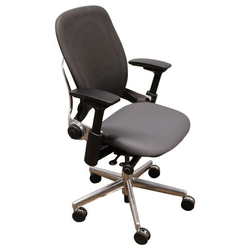 Steelcase Chrome Frame Leap Chair - Preowned