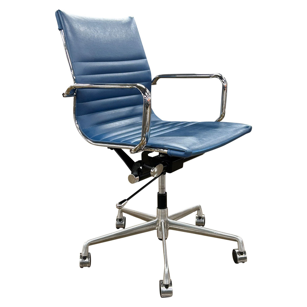 Meelano Conference Chair, Blue - Preowned