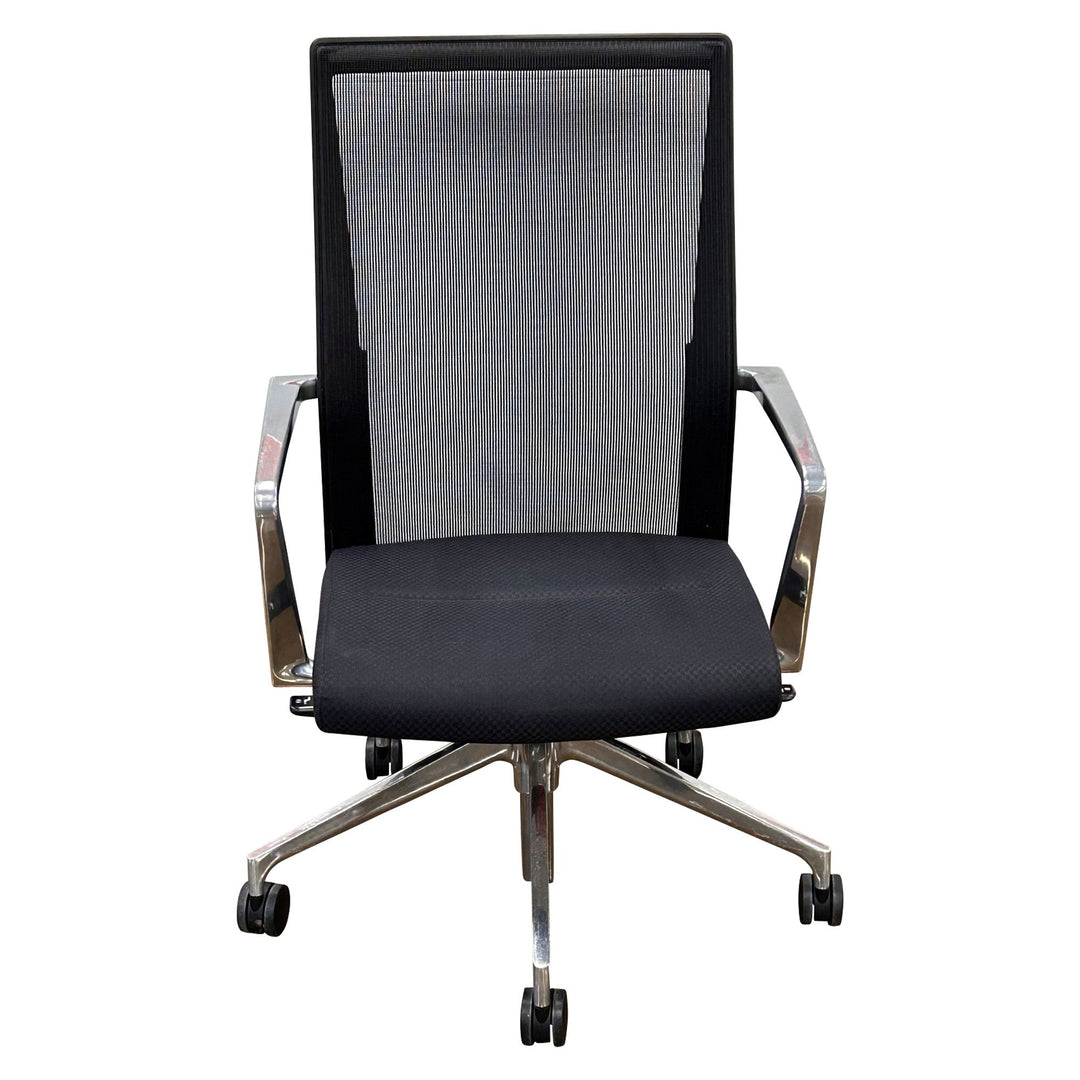 Stylex Sava Mesh High Back Conference Chair - Midnight - Preowned