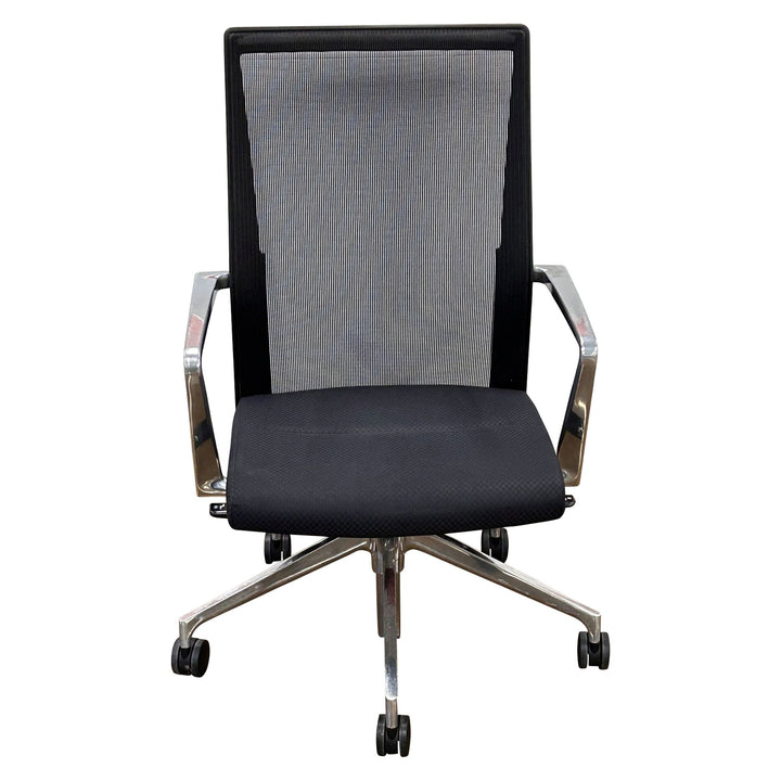 Stylex Sava Mesh High Back Conference Chair - Midnight - Preowned