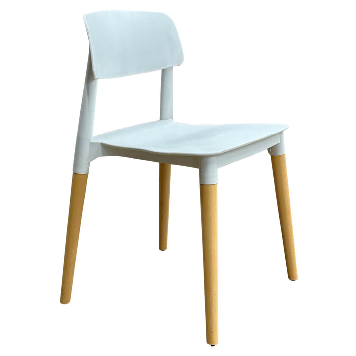 Porthos Home Clyde Dining Chair, White - Preowned