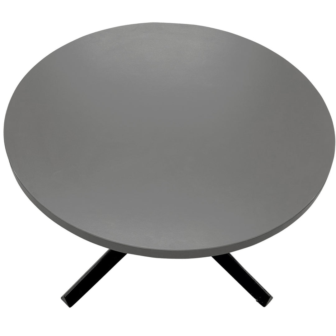 Round 30" Coffee Table, Deep Grey - Preowned