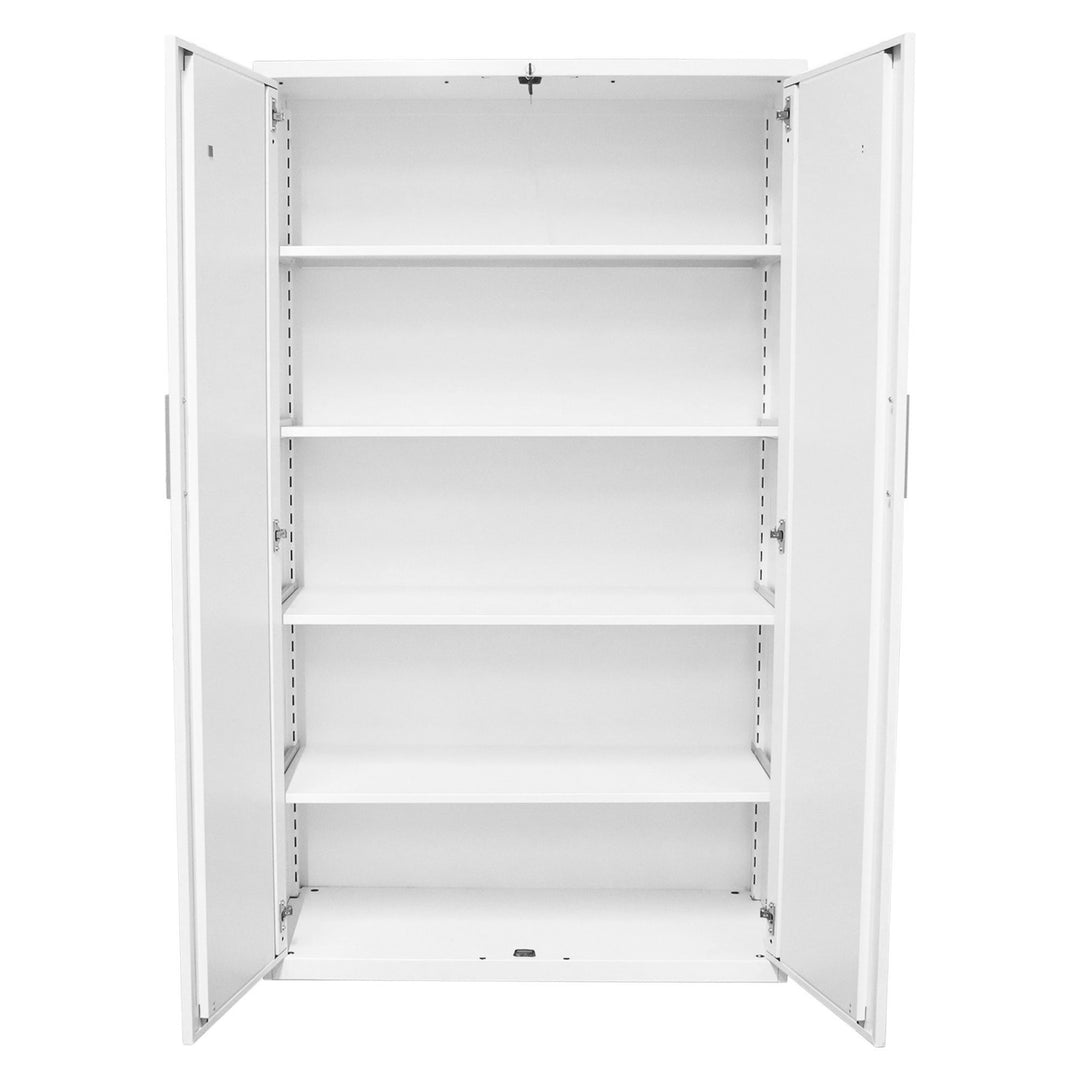 Teknion Ledger Five-High Storage Cabinet, White - Preowned