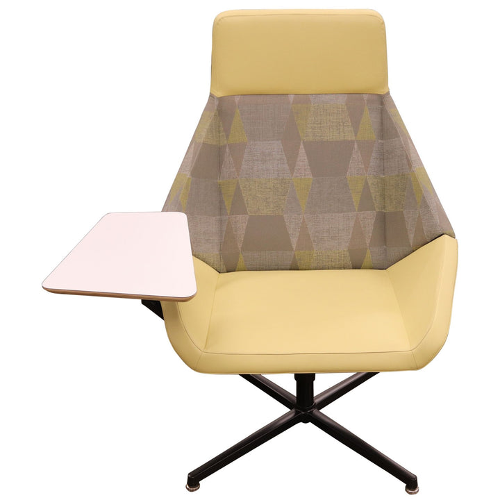 Arcadia Nios Hi-Back Lounge Chair, Yellow - Preowned
