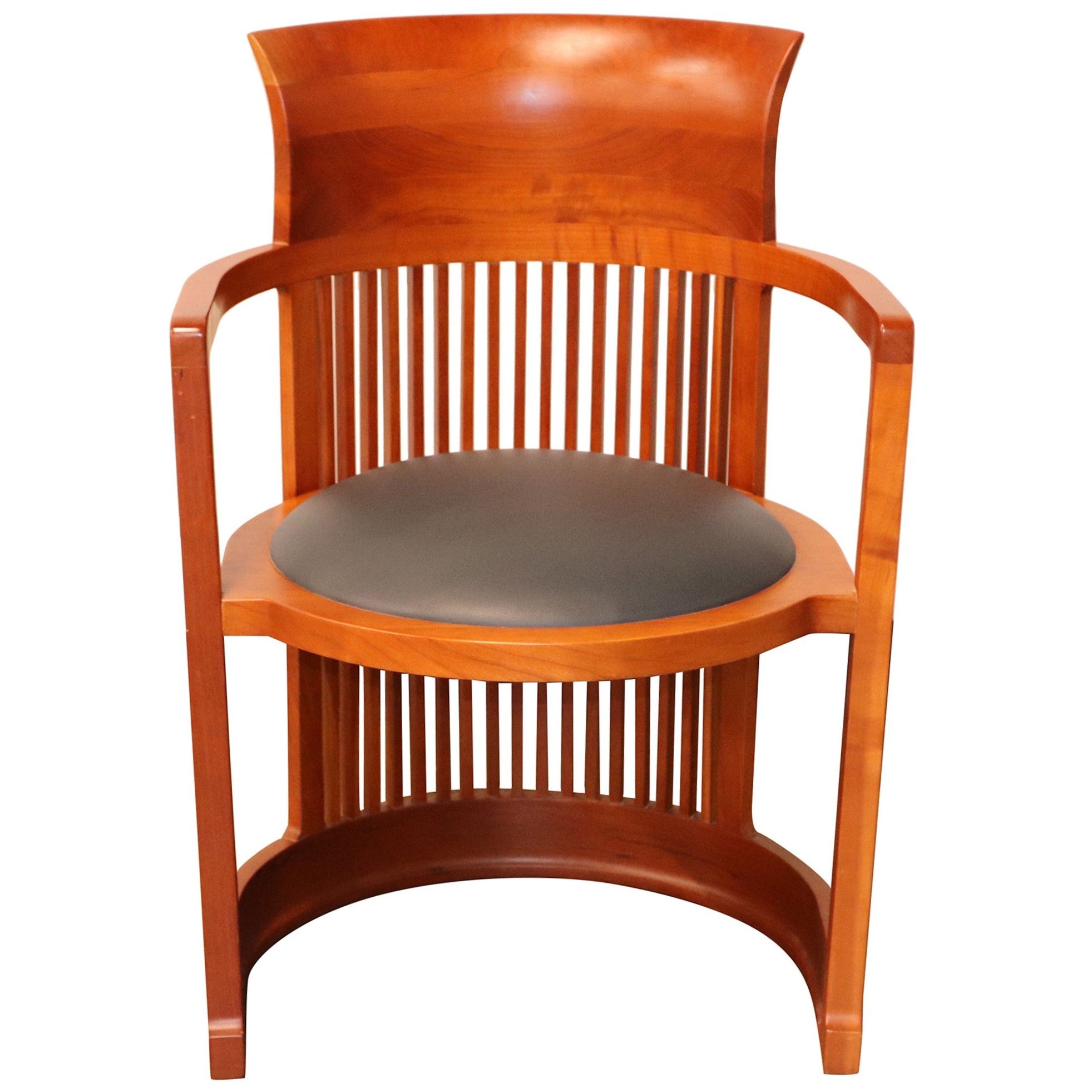 Barrel Chair Set of 4, Cherry -  Preowned
