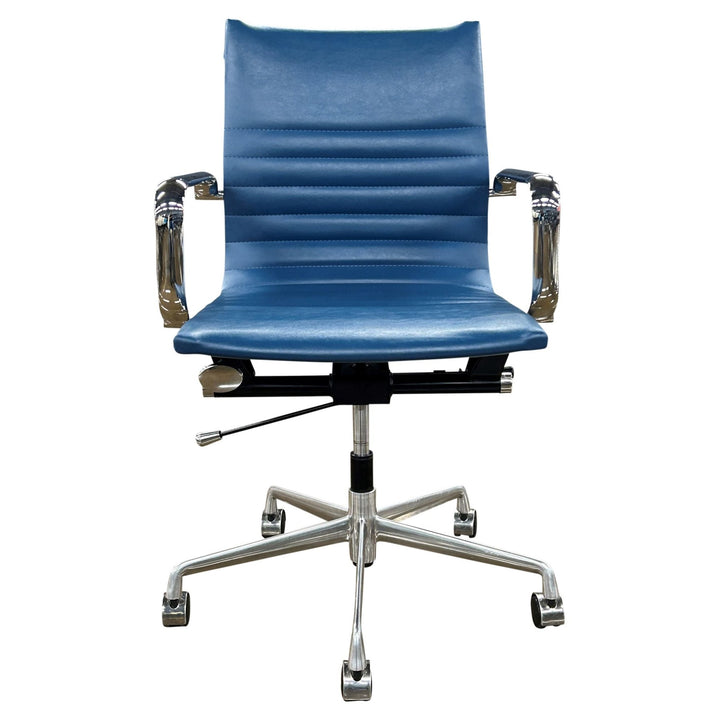 Meelano Conference Chair, Blue - Preowned