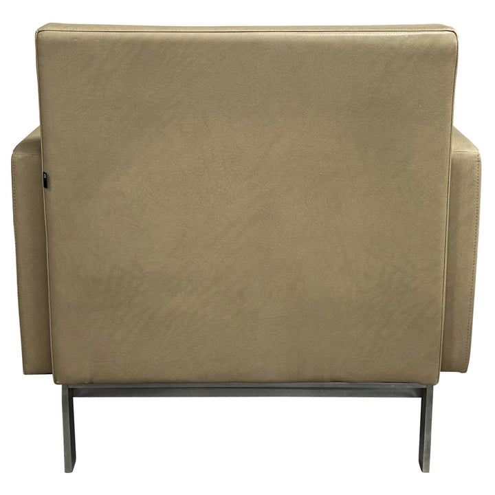 Coalesse Sidewalk Lowback Four-Leg Lounge Chair, Beige - Preowned