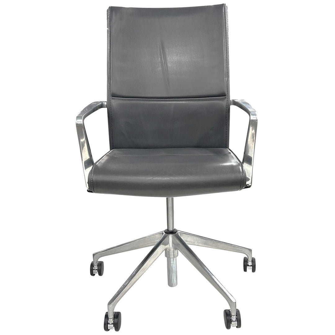 Stylex Sava High Back Conference Chair, Dark Grey - Preowned