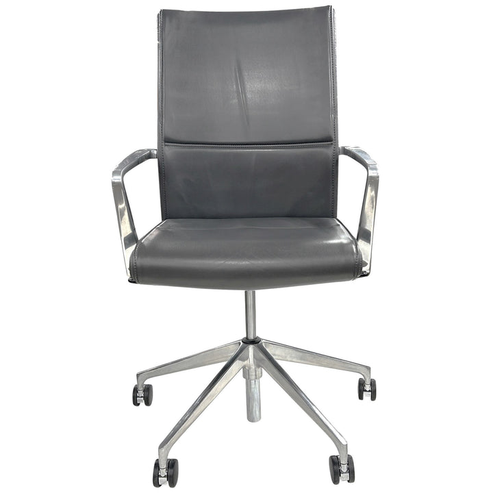 Stylex Sava High Back Conference Chair, Grey - Preowned