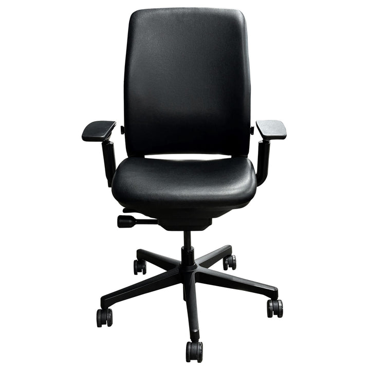 Steelcase Amia Ergonomic Task Chair, Black Leather -  Preowned