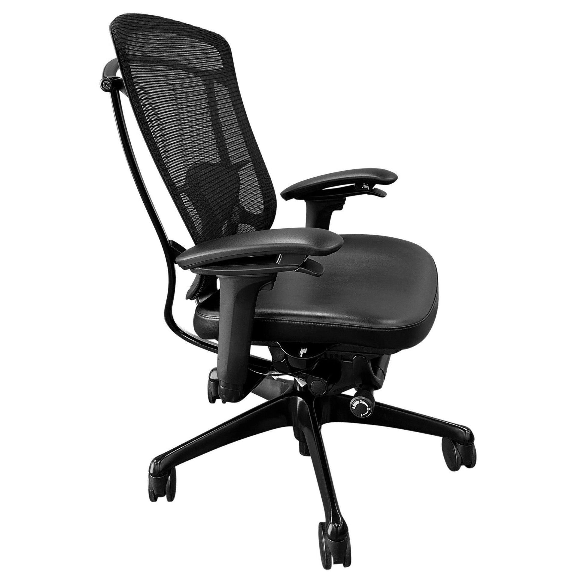 Teknion Nuova Contessa Ergonomic Task Chair Synchro Tilt, Black - Preo ...