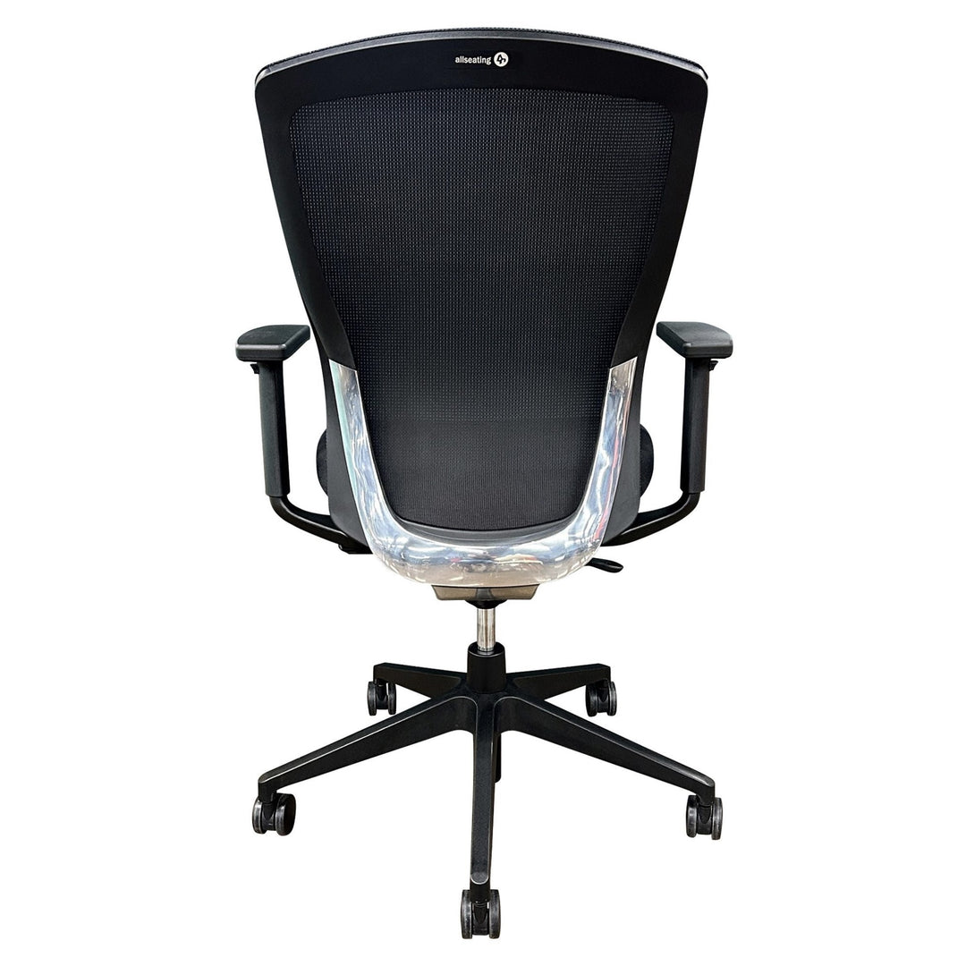 Allseating Viva Ergonomic Task Chair, Black - Preowned