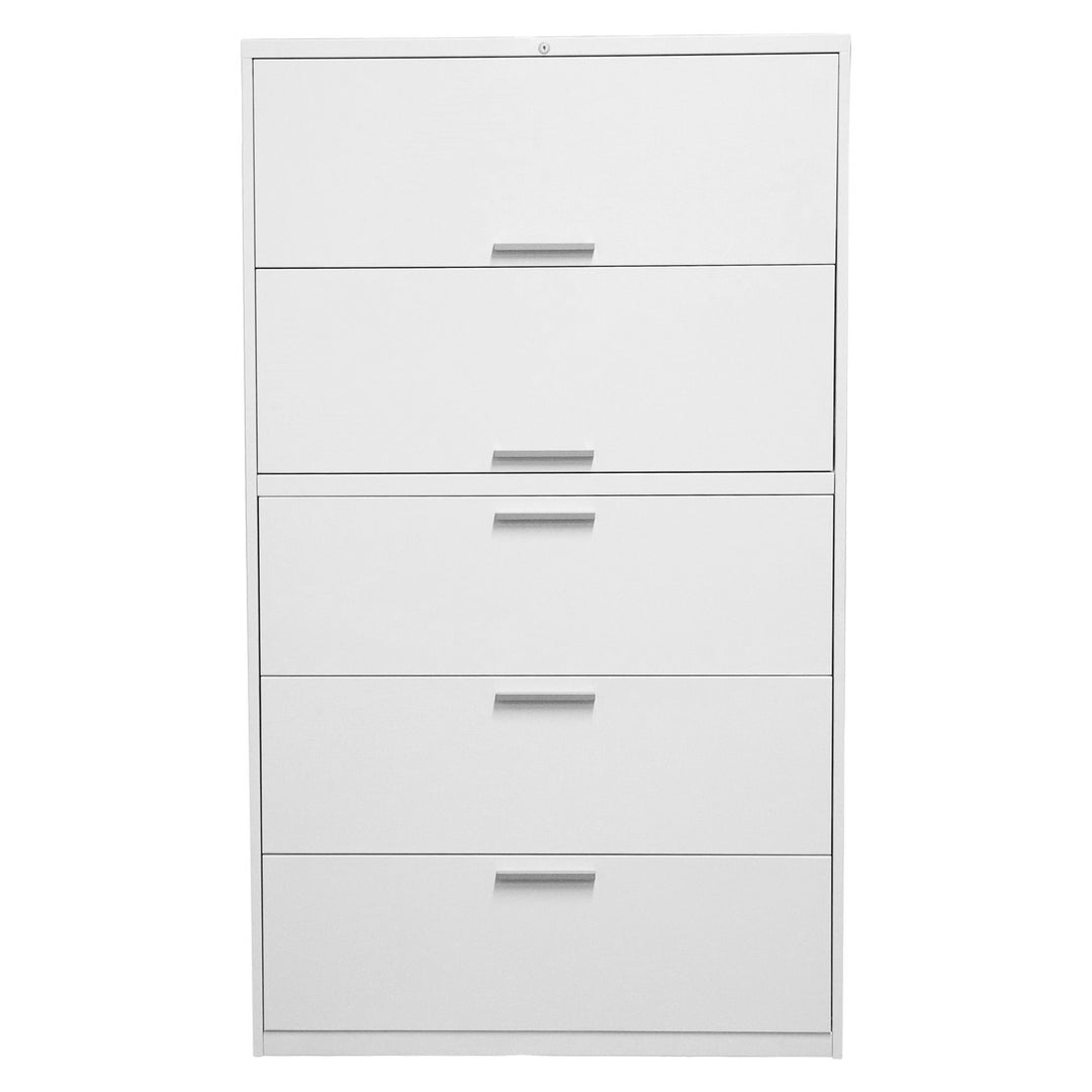 Teknion Ledger Lateral File Storage Cabinet, White - Preowned